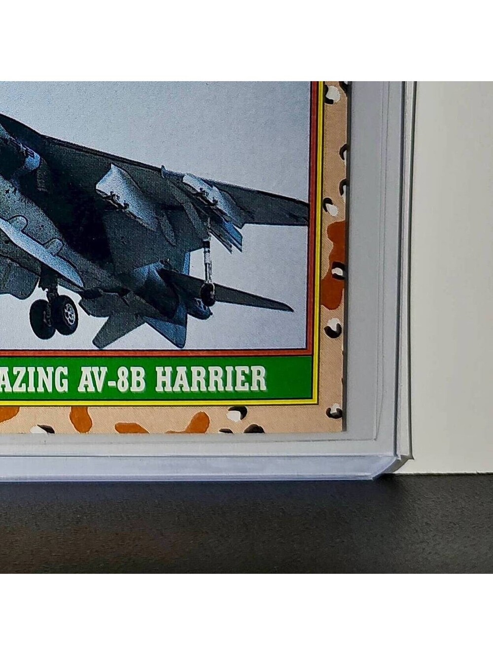 The Amazing AV-8B Harrier 1991 Topps Desert Storm #32 Card - Picture 6 of 10